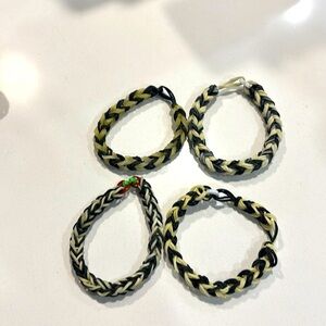 💜 Rainbow loom handcrafted bracelets